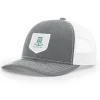 T-H Marine Hats-Gray and White Logo Patch Snapback