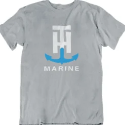T-H Marine Tees-Gray Logo T-Shirt