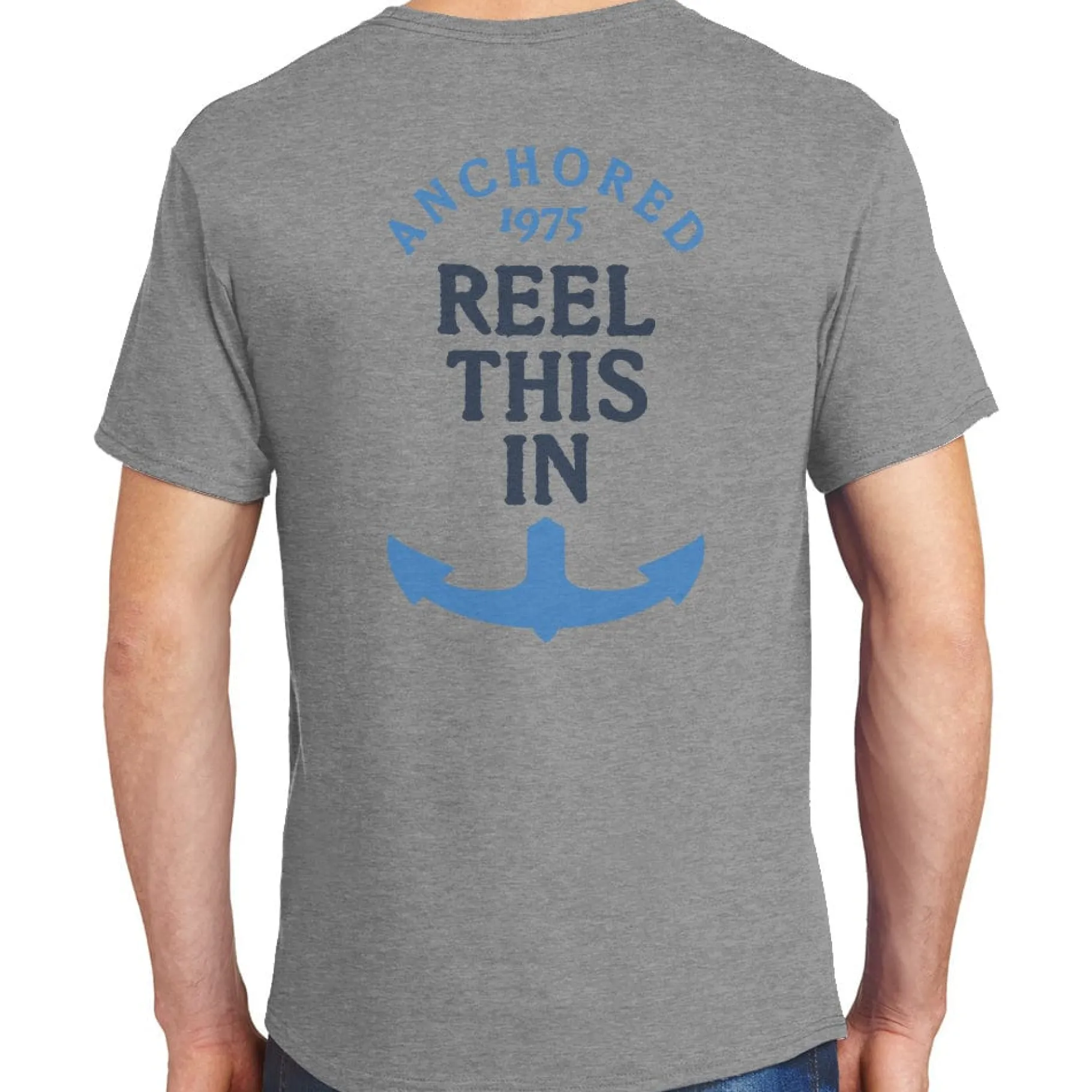 T-H Marine Tees-Gray Reel This In T-Shirt