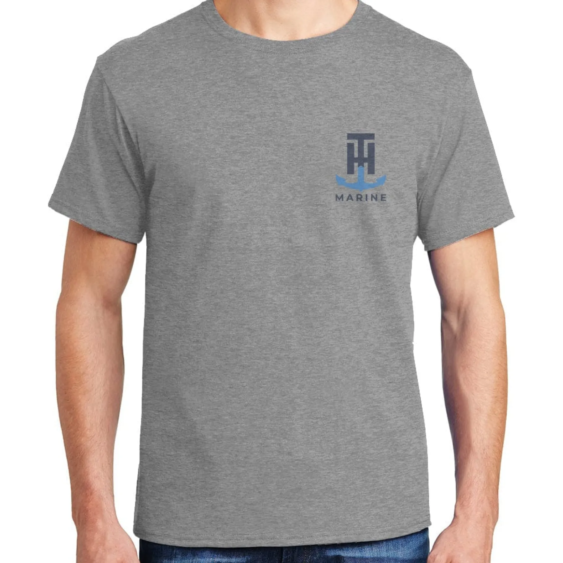 T-H Marine Tees-Gray Reel This In T-Shirt