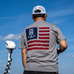 T-H Marine Tees-Gray Flag T-Shirt