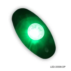 T-H Marine Led Lighting-High Intensity Oval LED Courtesy Light/Rock Light