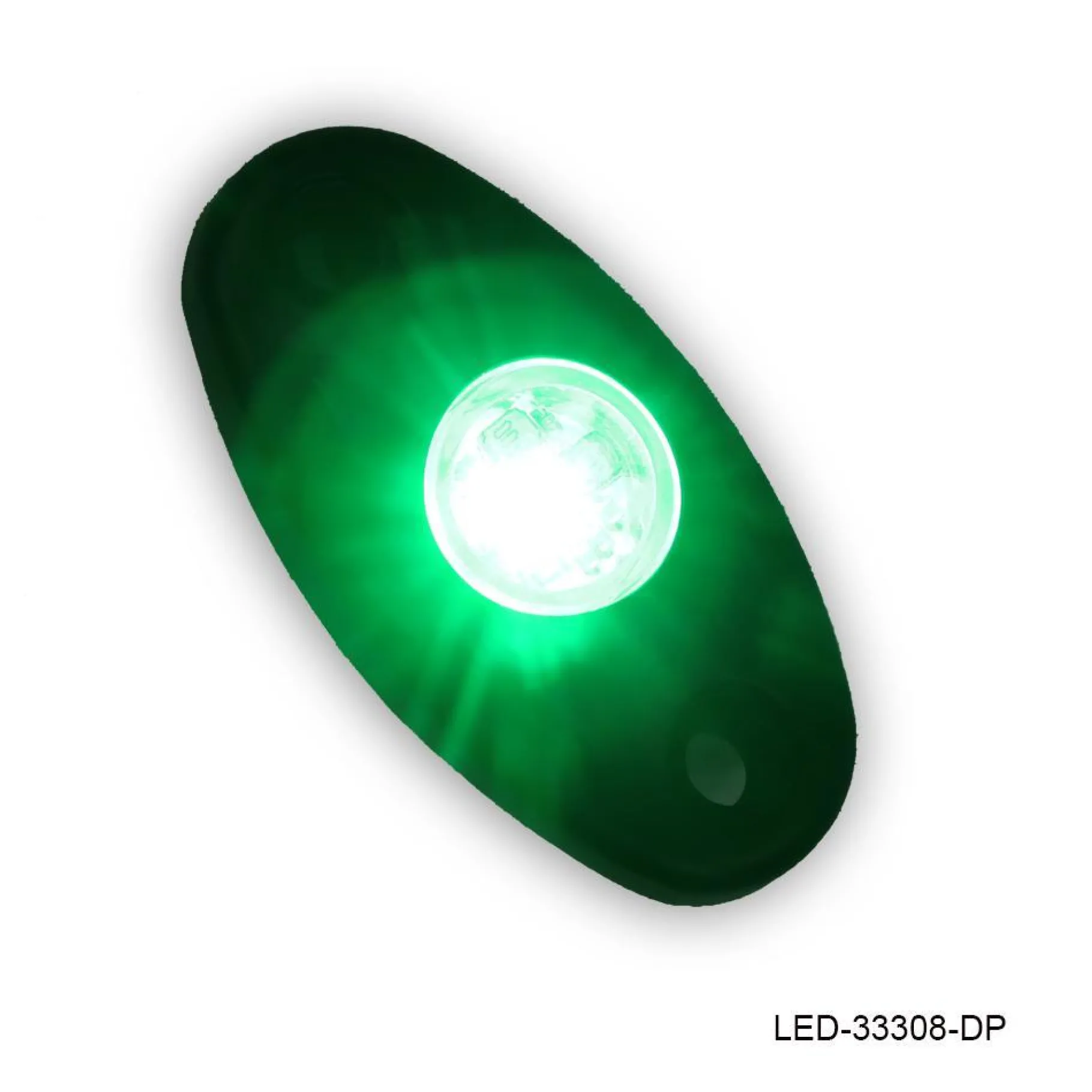 T-H Marine Led Lighting-High Intensity Oval LED Courtesy Light/Rock Light