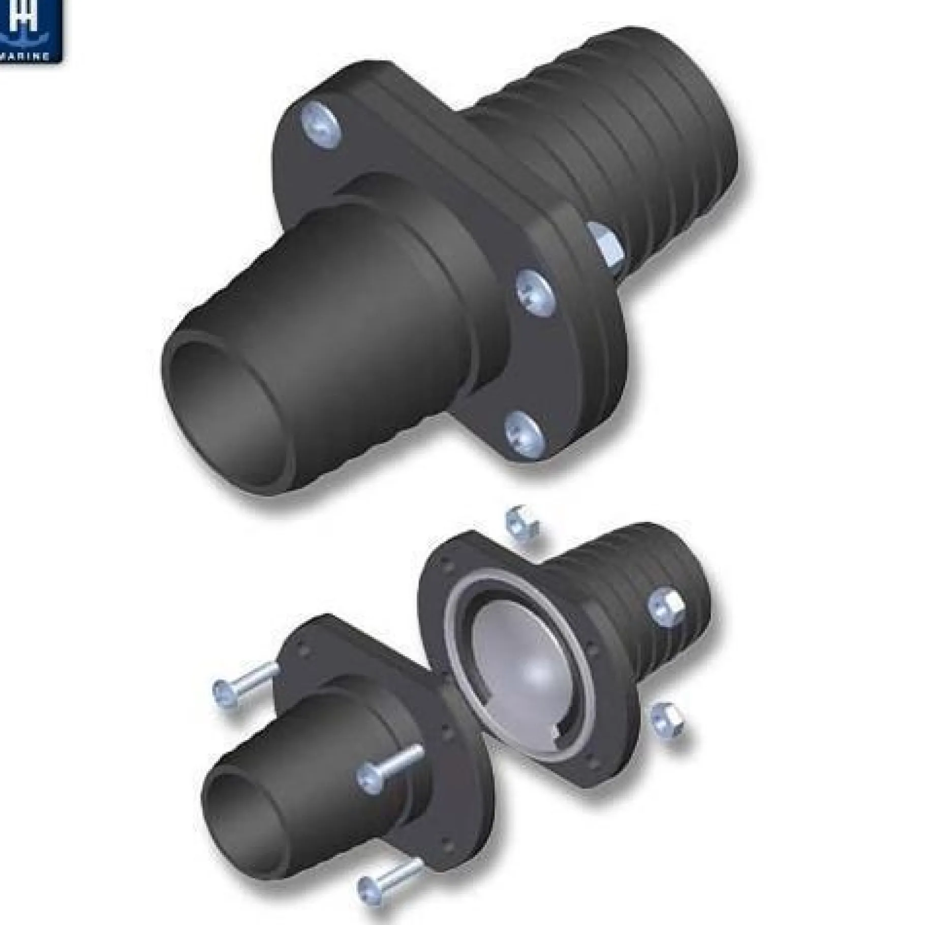 T-H Marine Plumbing & Drains-Inline Scupper Check Valves