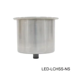 T-H Marine Boating Accessories|Led Lighting-LED Lighted No Step Stainless Steel Cup Holder