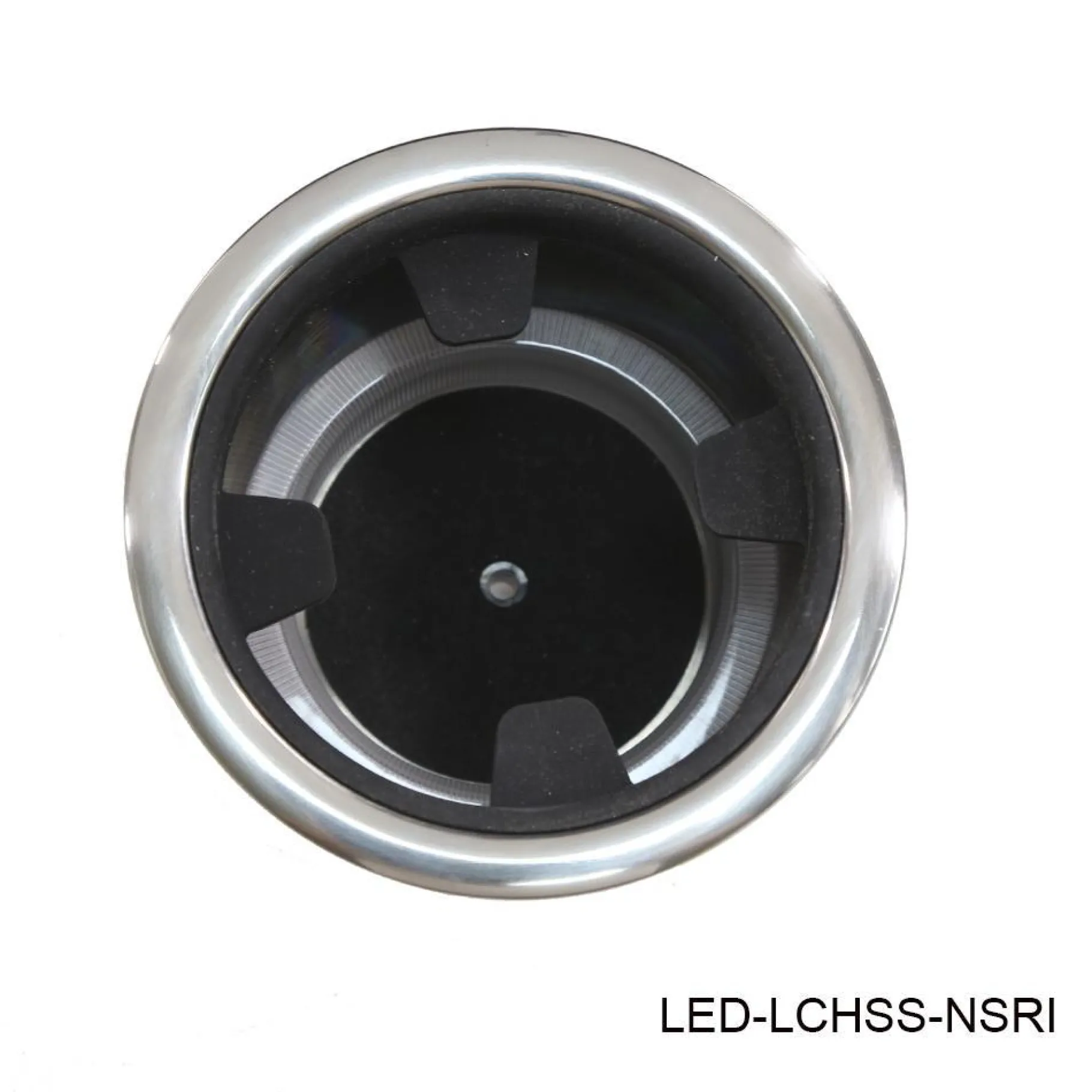 T-H Marine Boating Accessories|Led Lighting-LED Lighted No Step Stainless Steel Cup Holder with Insert
