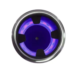 T-H Marine Boating Accessories|Led Lighting-LED Lighted No Step Stainless Steel Cup Holder with Insert