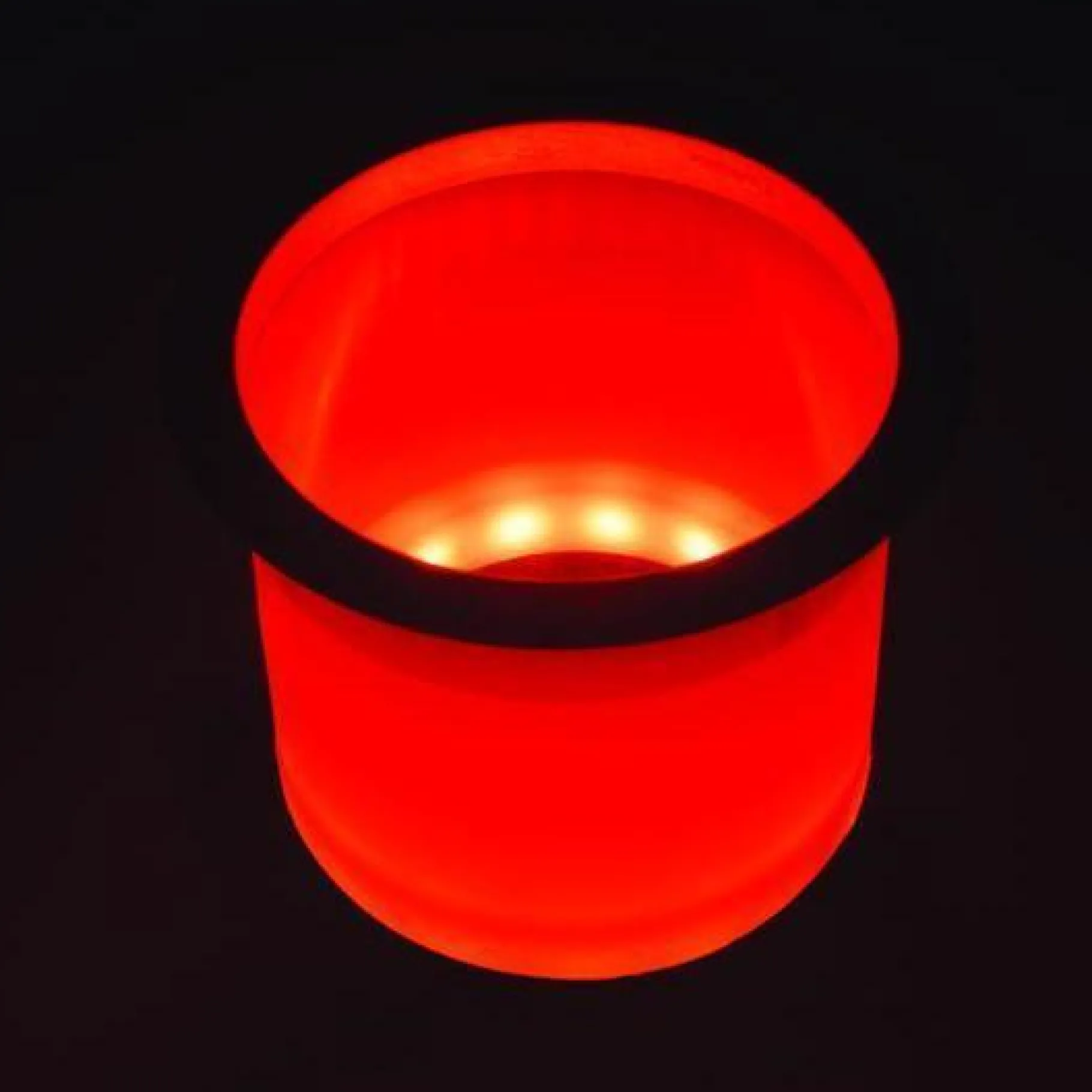 T-H Marine Organization|Boating Accessories-LED Lighted Stainless Steel Rim Drink Holder