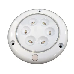 T-H Marine Led Lighting-LED Low Profile Aluminum Housing Round Dome