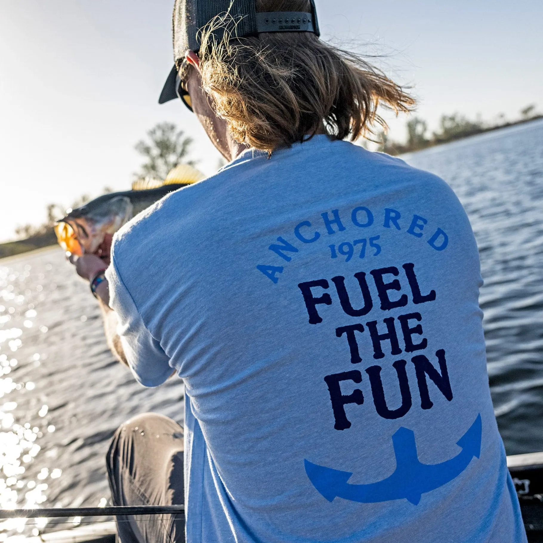 T-H Marine Tees-Light Blue Fuel The Fun T-Shirt