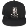 T-H Marine Hats|Closeouts-Metallic Logo Flatbill Hat