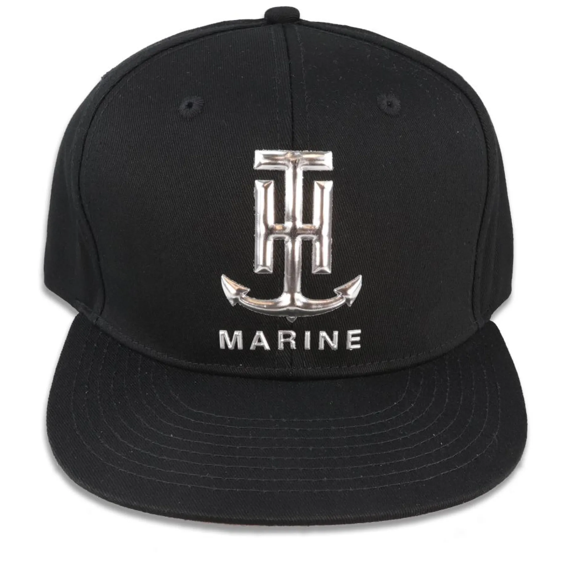 T-H Marine Hats|Closeouts-Metallic Logo Flatbill Hat