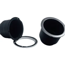 T-H Marine Boating Accessories|Organization-Molded Drink Holders with Stainless Steel Rim