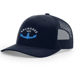T-H Marine Hats-Navy Anchored Snapback