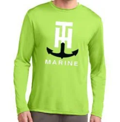 T-H Marine Tees-Neon Green Long Sleeve Performance T-Shirt