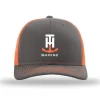 T-H Marine Hats-Neon Orange Logo Snapback Hat