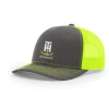 T-H Marine Hats-Neon Yellow Logo Snapback Hat