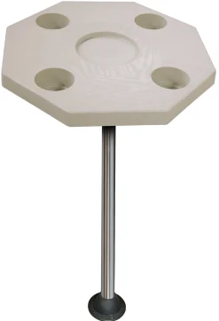 JIF Marine Ladders-Octagonal Table Kit - Ivory