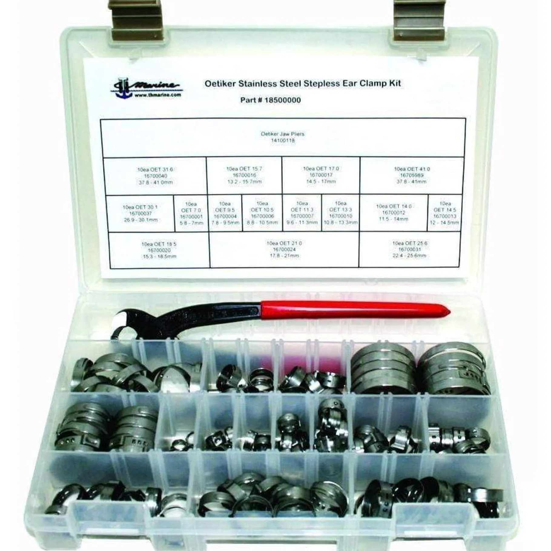 T-H Marine Rigging-Oetiker Stepless Ear Hose Clamps