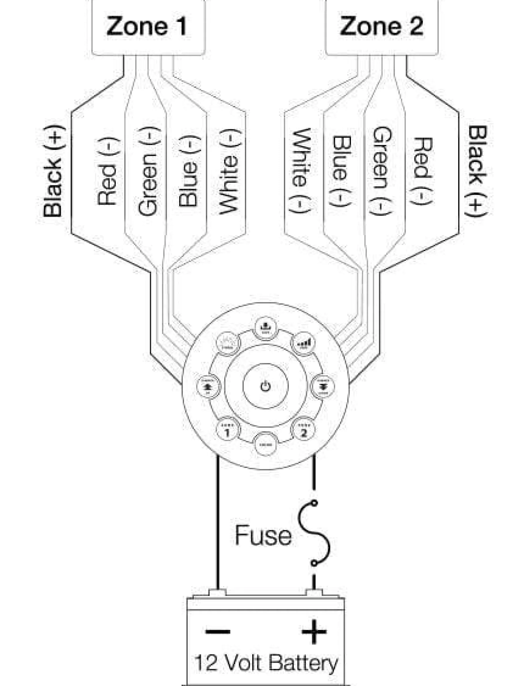 T-H Marine Led Lighting-RGBW LED Light Controller