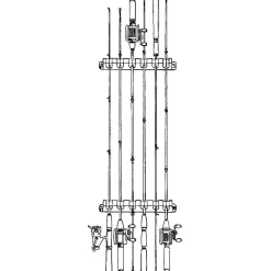 T-H Marine Organization-Rod Storage Holder Rack