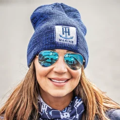 T-H Marine Hats-Royal Blue Logo Beanie