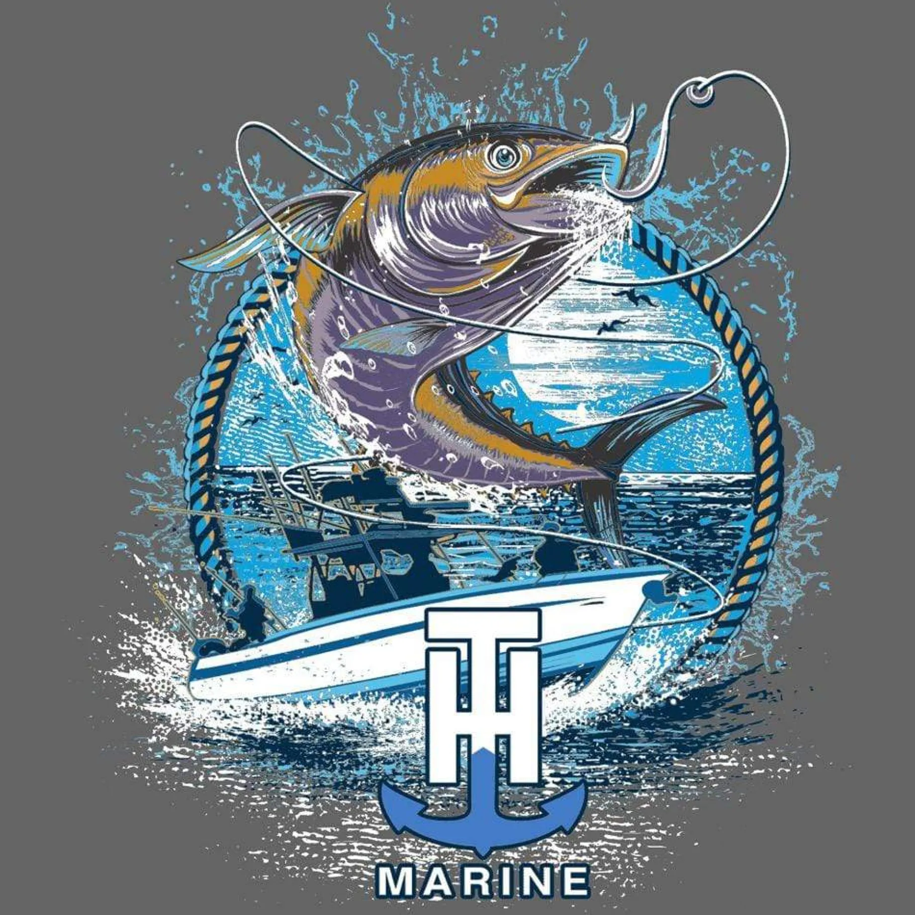 T-H Marine Tees-Saltwater Long Sleeve Performance T-Shirt