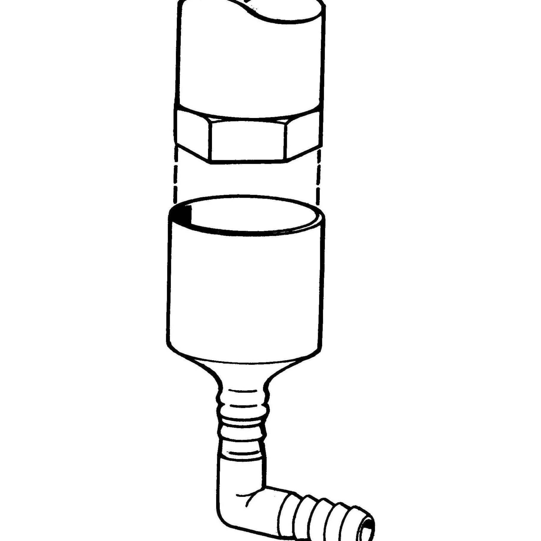 T-H Marine Plumbing & Drains-Seat Pedestal Drain