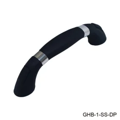 T-H Marine Boating Accessories-Soft Molded Grab Handle with Stainless Steel Accent Rings