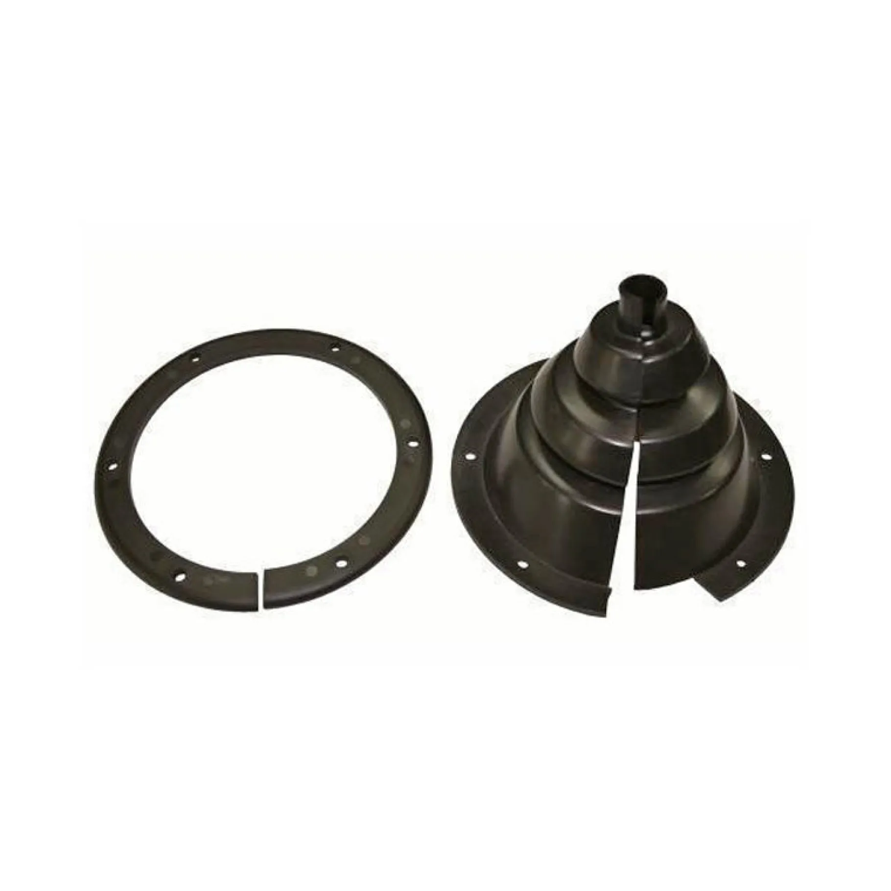 T-H Marine Rigging-Split Cable Boot with Mounting Ring