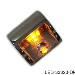T-H Marine Led Lighting-Stainless Steel Indirect LED Courtesy Light