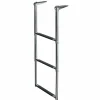 JIF Marine Ladders-Stainless Steel Telescoping Transom Drop Ladder
