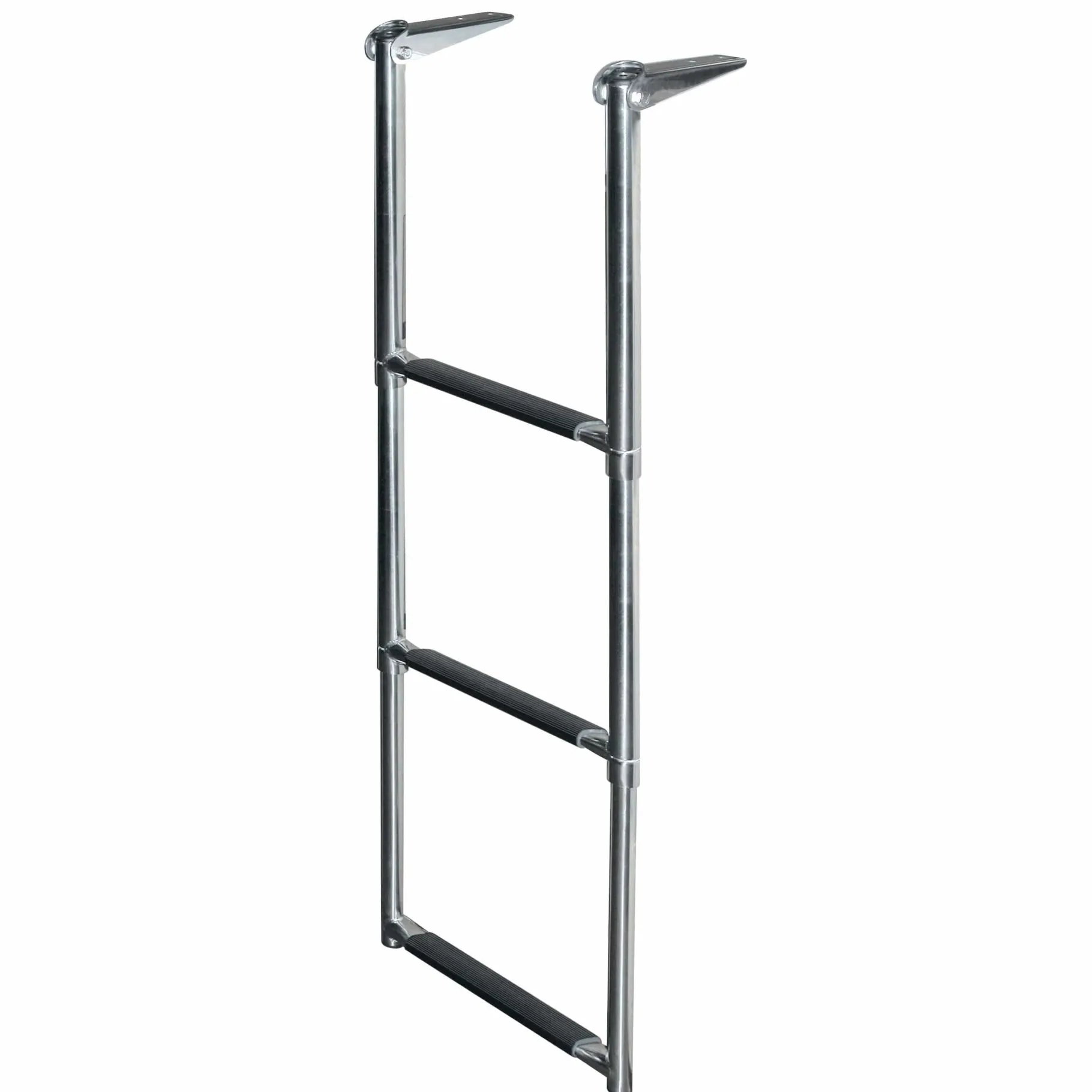 JIF Marine Ladders-Stainless Steel Telescoping Transom Drop Ladder