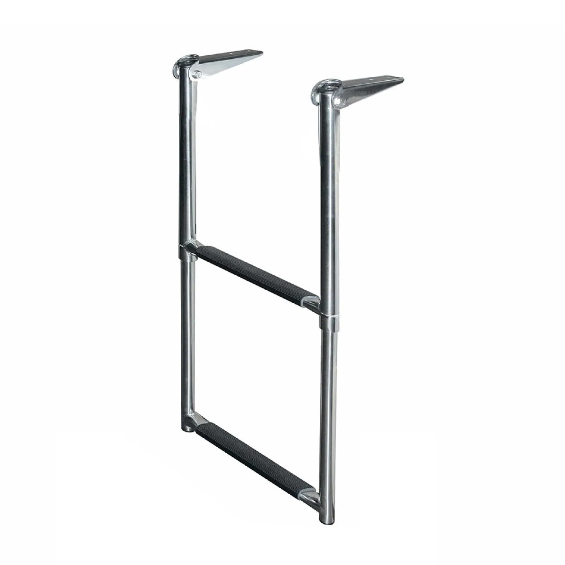 JIF Marine Ladders-Stainless Steel Telescoping Transom Drop Ladder
