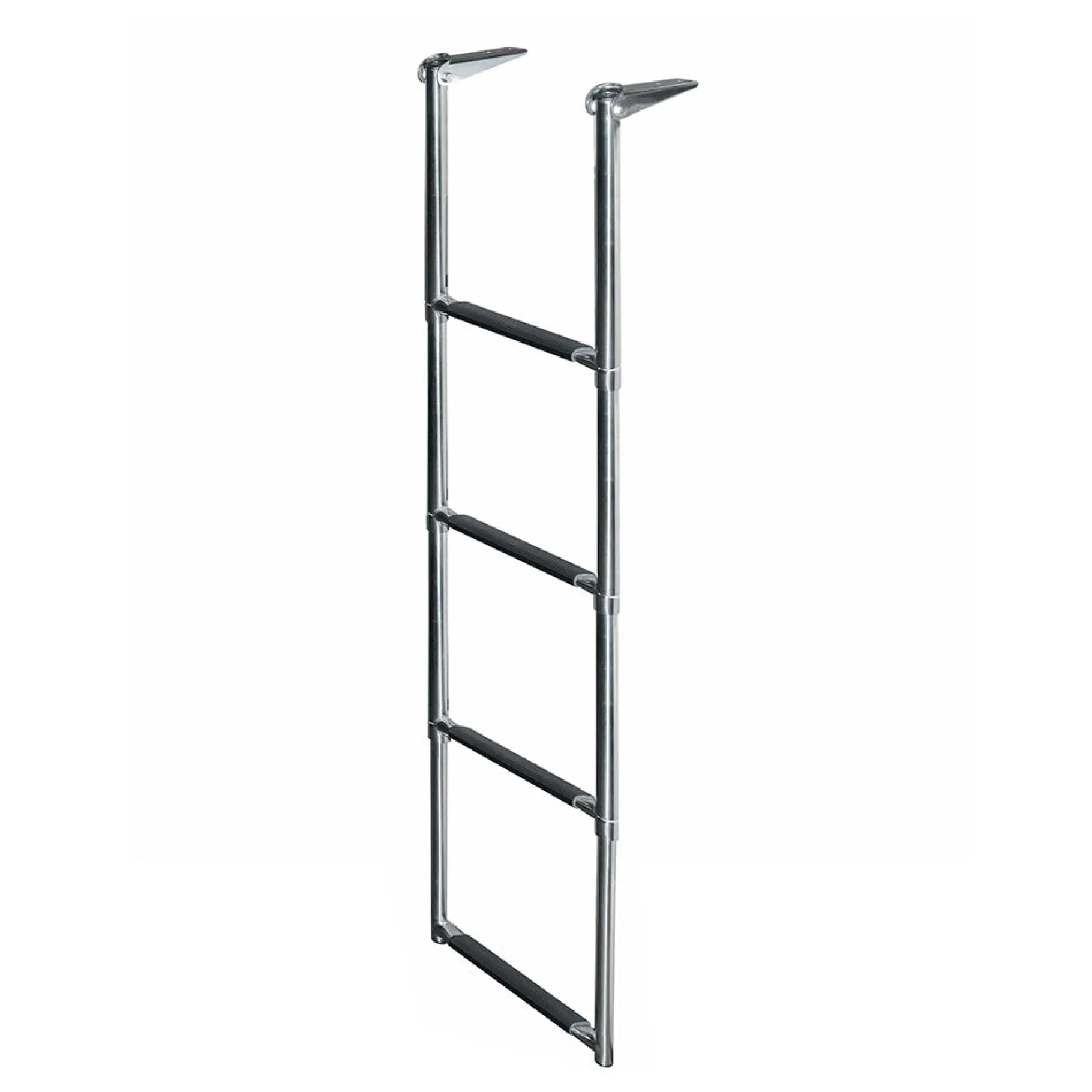 JIF Marine Ladders-Stainless Steel Telescoping Transom Drop Ladder