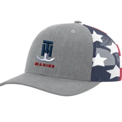 T-H Marine Hats-Stars and Stripes Logo Snapback Hat