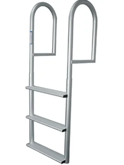 JIF Marine Ladders-Stationary Dock Ladder - Wide 4" Step