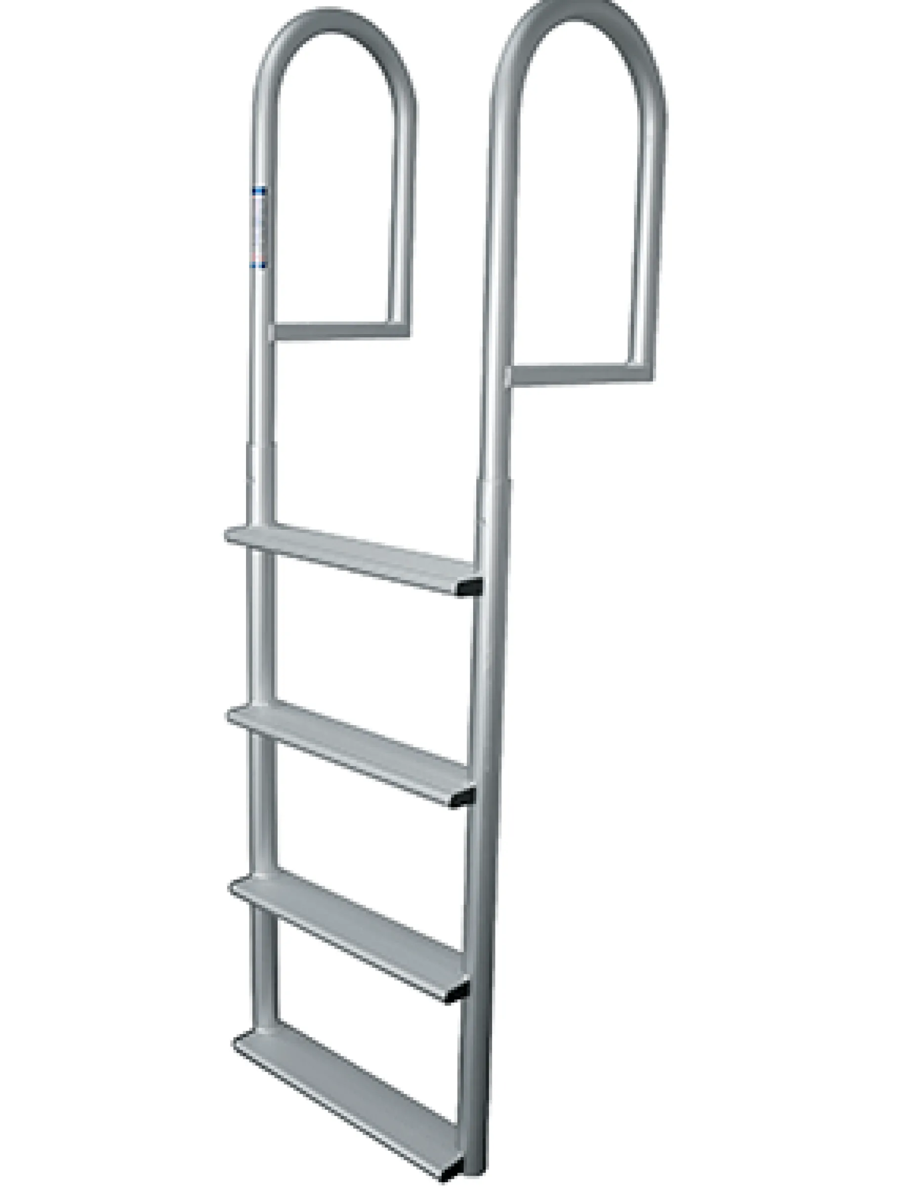 JIF Marine Ladders-Stationary Dock Ladder - Wide 4" Step