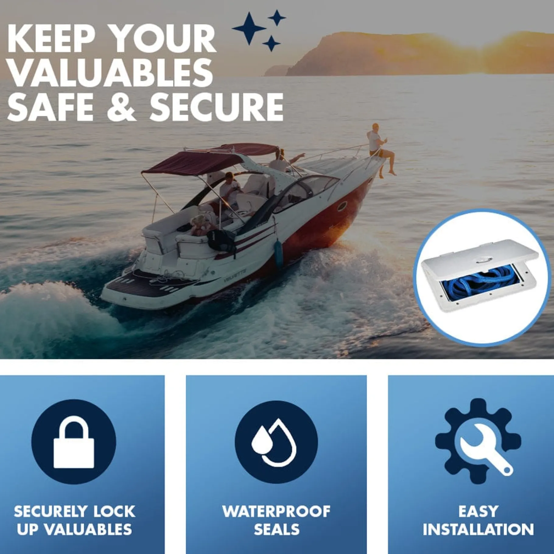 T-H Marine Organization|Hatches, Plates & Lids-Sure-Seal Hatches - Locking