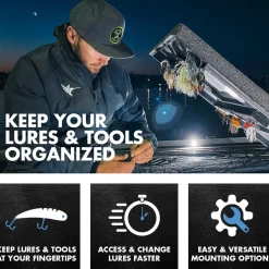 T-H Marine Organization-Tackle Titan Magnetic Lure Holder & Tackle Organizer