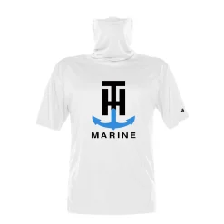 T-H Marine Tees-Performance Tee with Face Shield