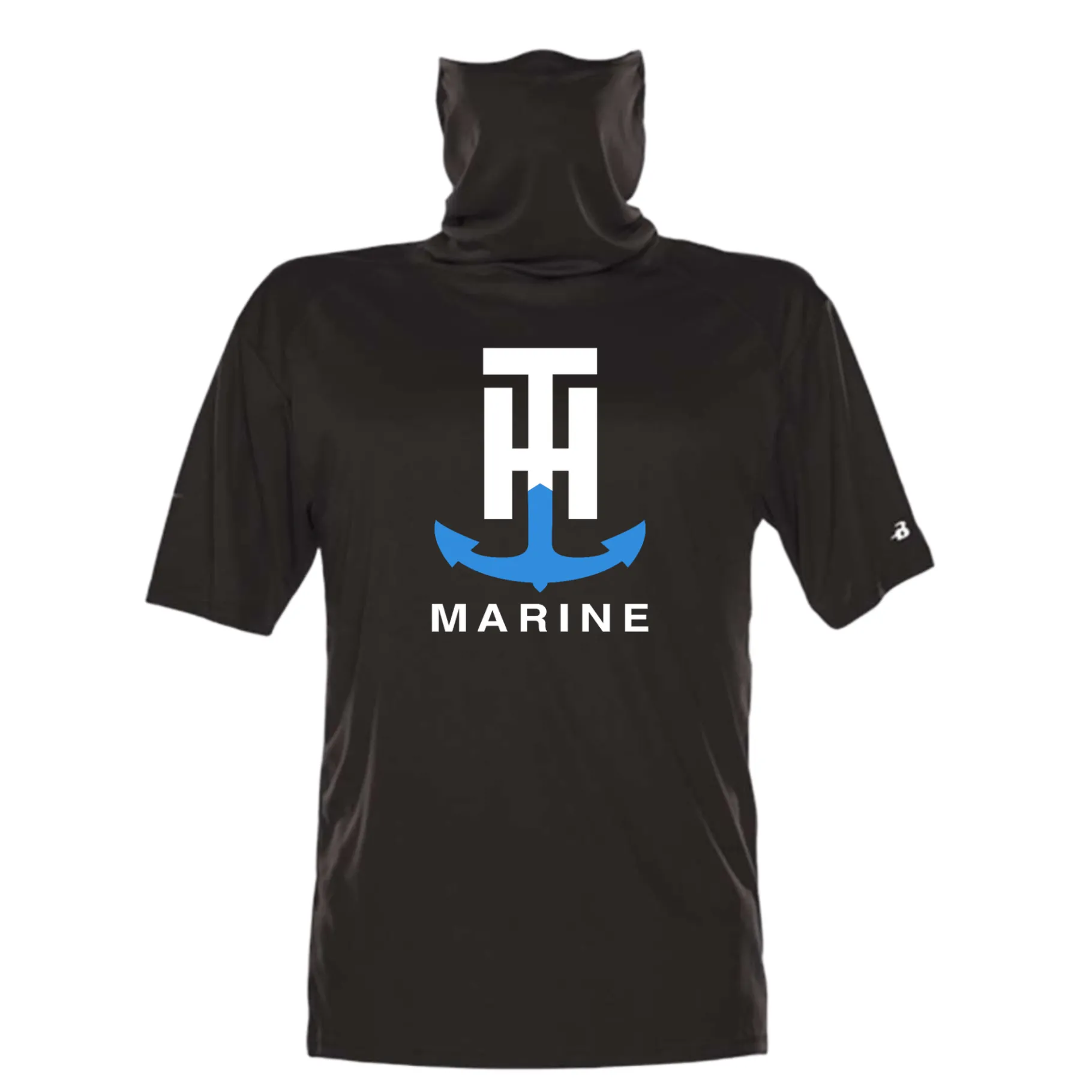 T-H Marine Tees-Performance Tee with Face Shield