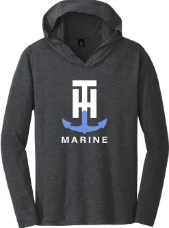 T-H Marine Hoodies|Tees-Tri Blend Hooded T-Shirt