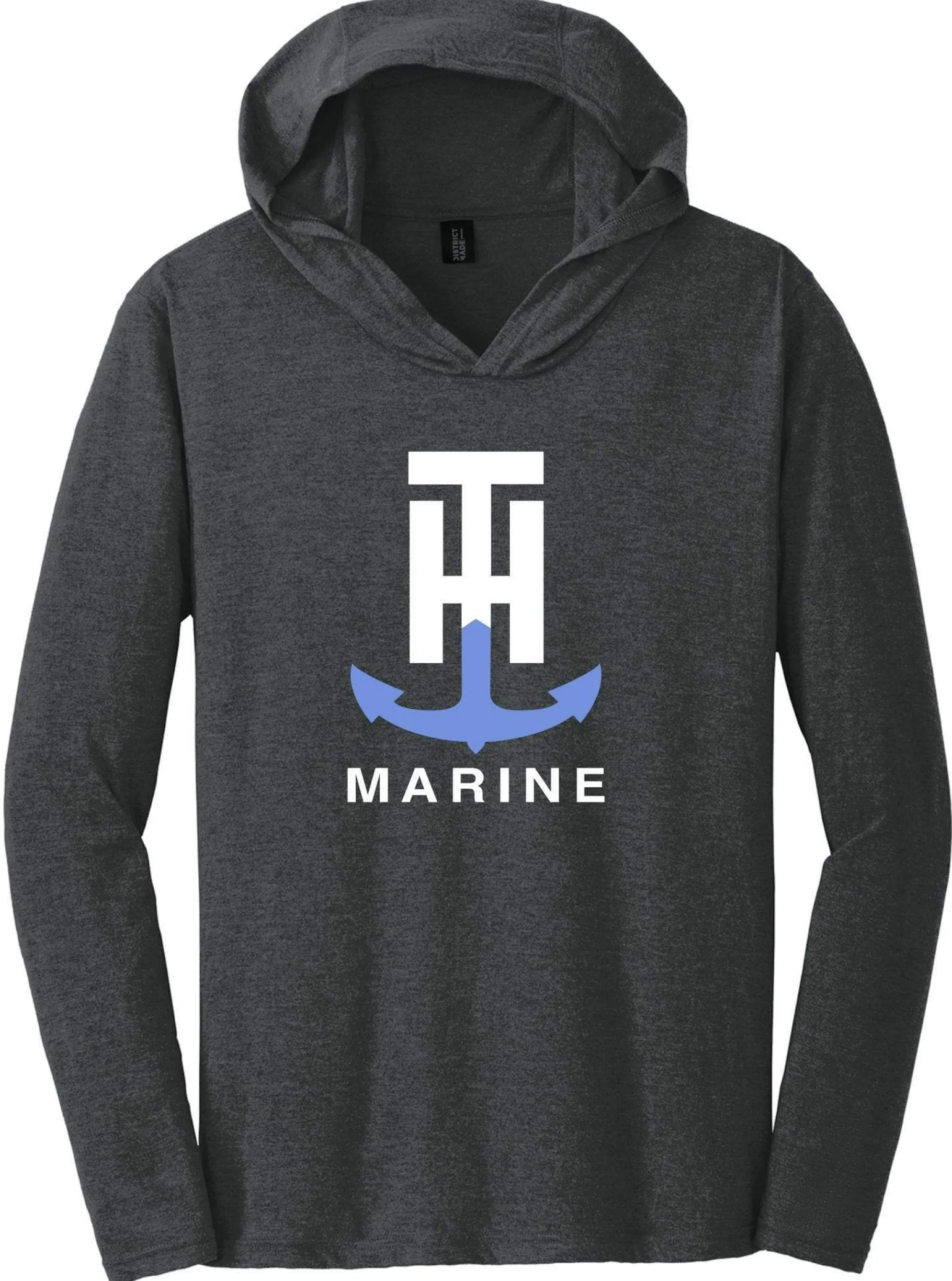 T-H Marine Hoodies|Tees-Tri Blend Hooded T-Shirt