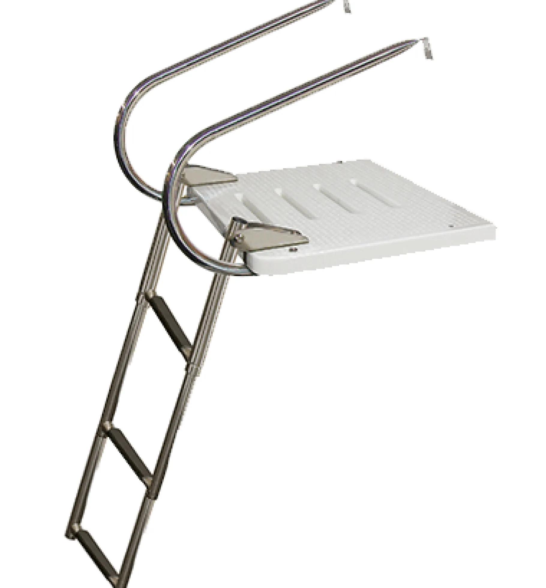 JIF Marine Ladders-Top Mount Transom Platform - Inboard / Outboard