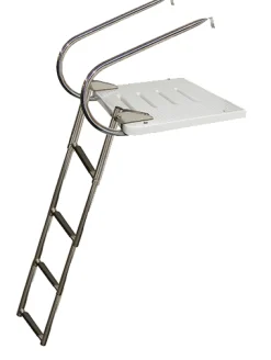 JIF Marine Ladders-Top Mount Transom Platform - Inboard / Outboard