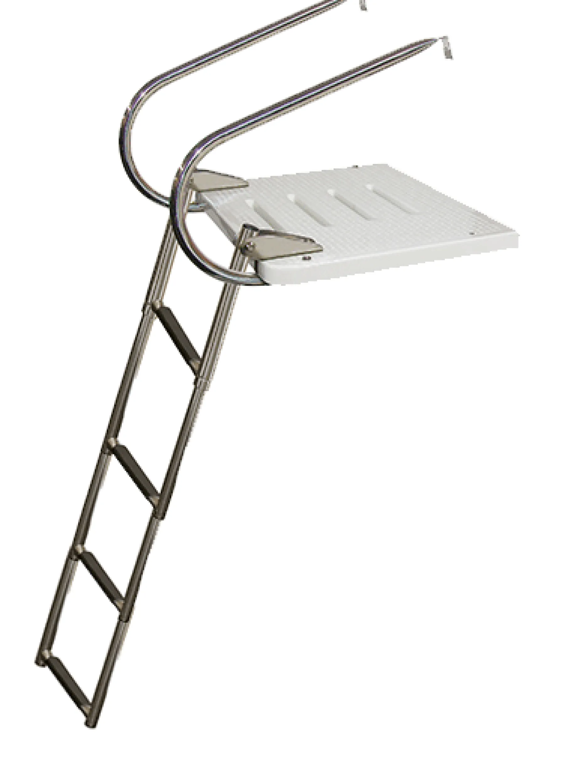 JIF Marine Ladders-Top Mount Transom Platform - Inboard / Outboard