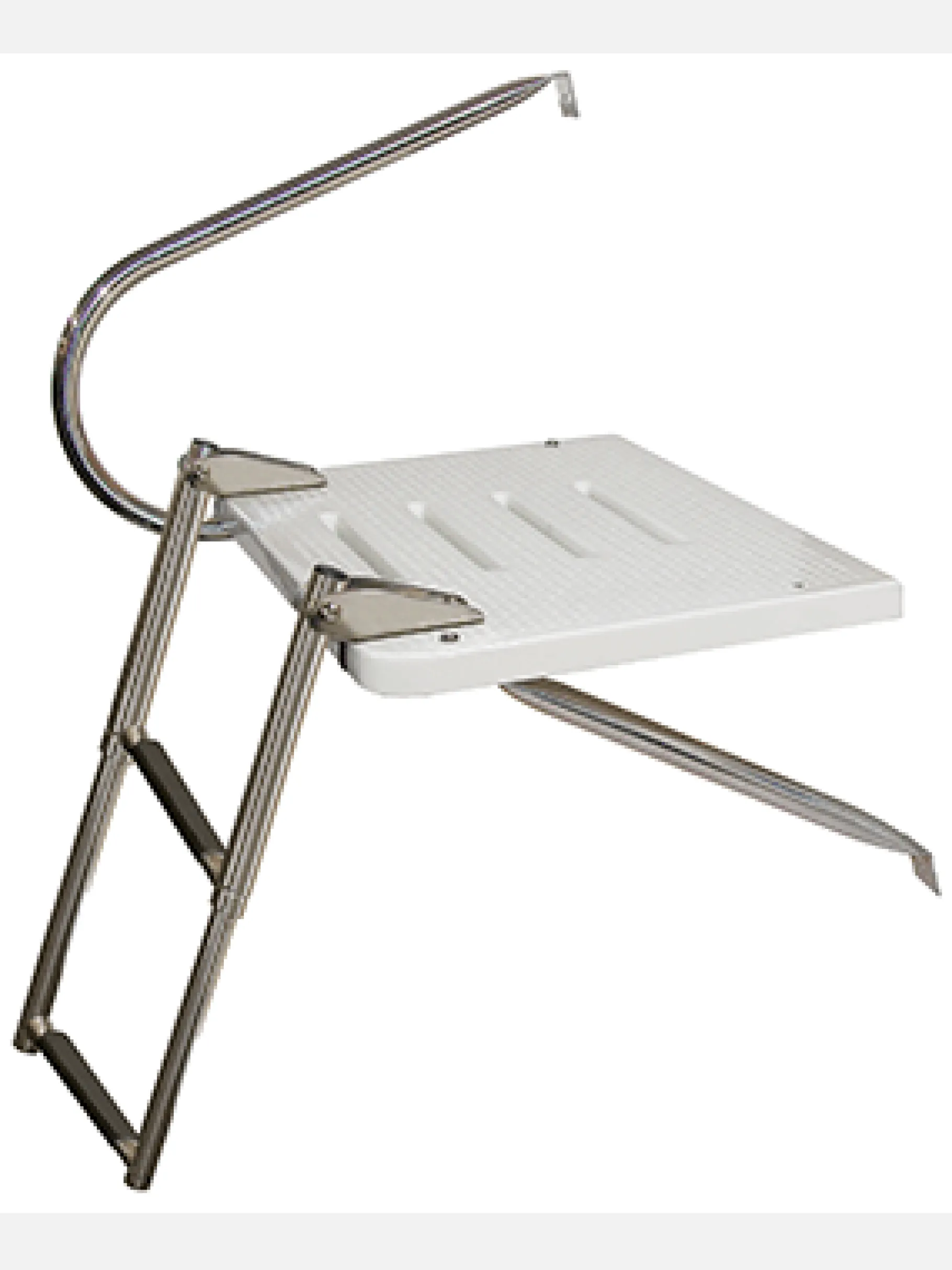 JIF Marine Ladders-Top Mount Transom Platform - Outboard