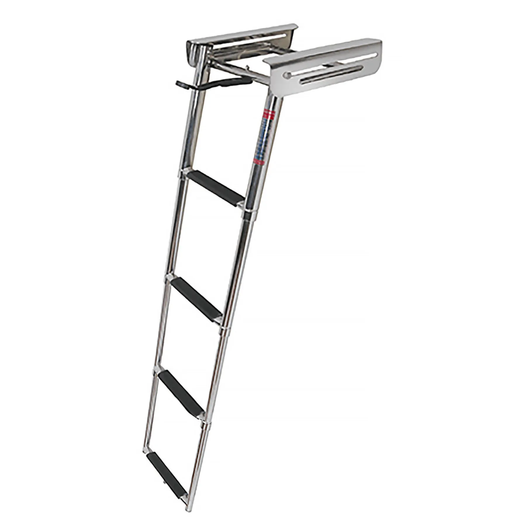JIF Marine Ladders-Under Platform Slide Out Ladder - Spring Loaded