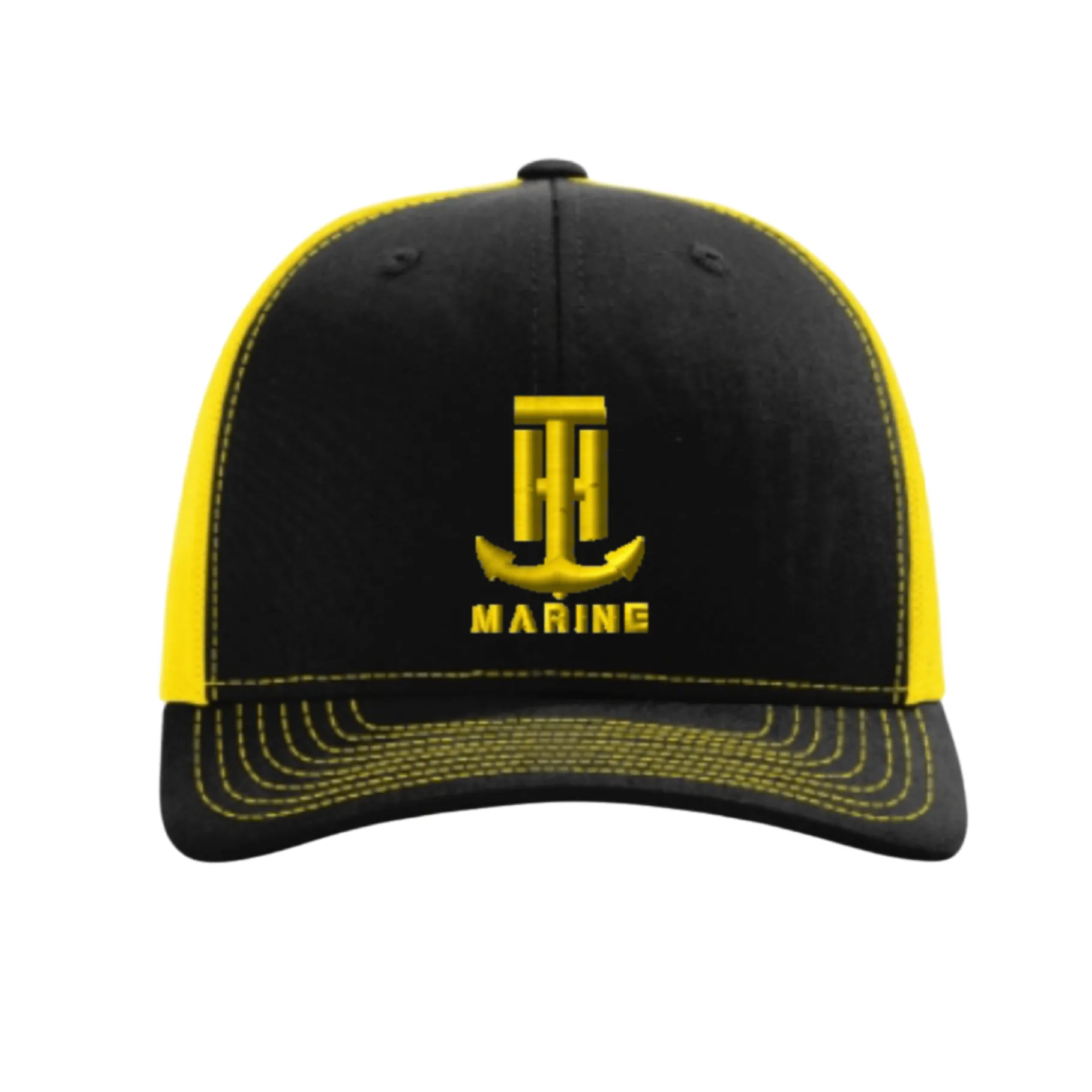 T-H Marine Hats|Closeouts-Yellow Logo Snapback Hat